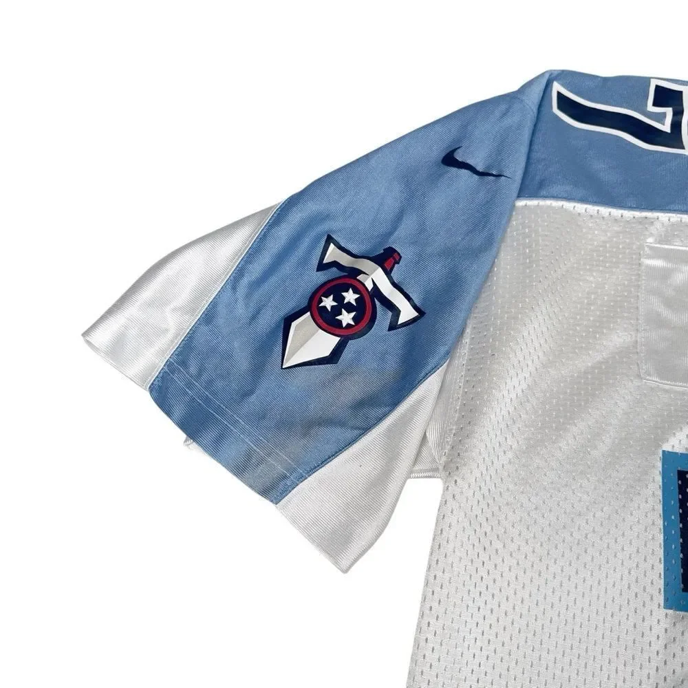 Vintage Nike Team Eddie George Tennessee Titans #27 Jersey Mens XL NFL Blue